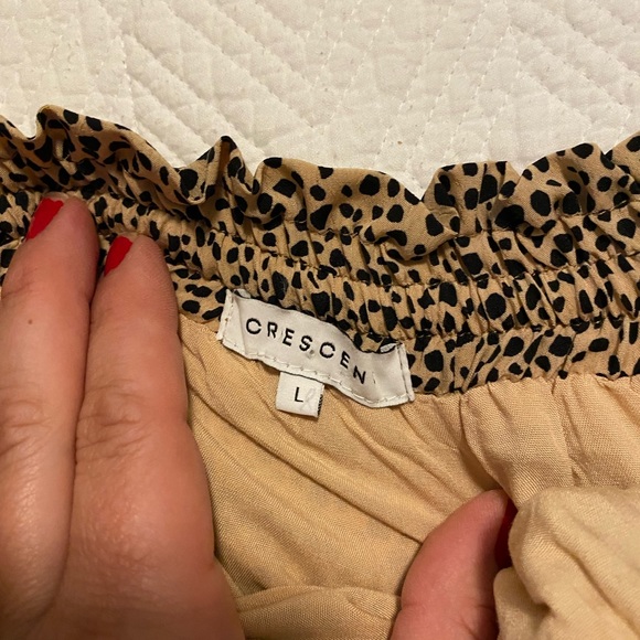 Crescent Brand Spotted Tiered Ruffle Skirt - Picture 3 of 3